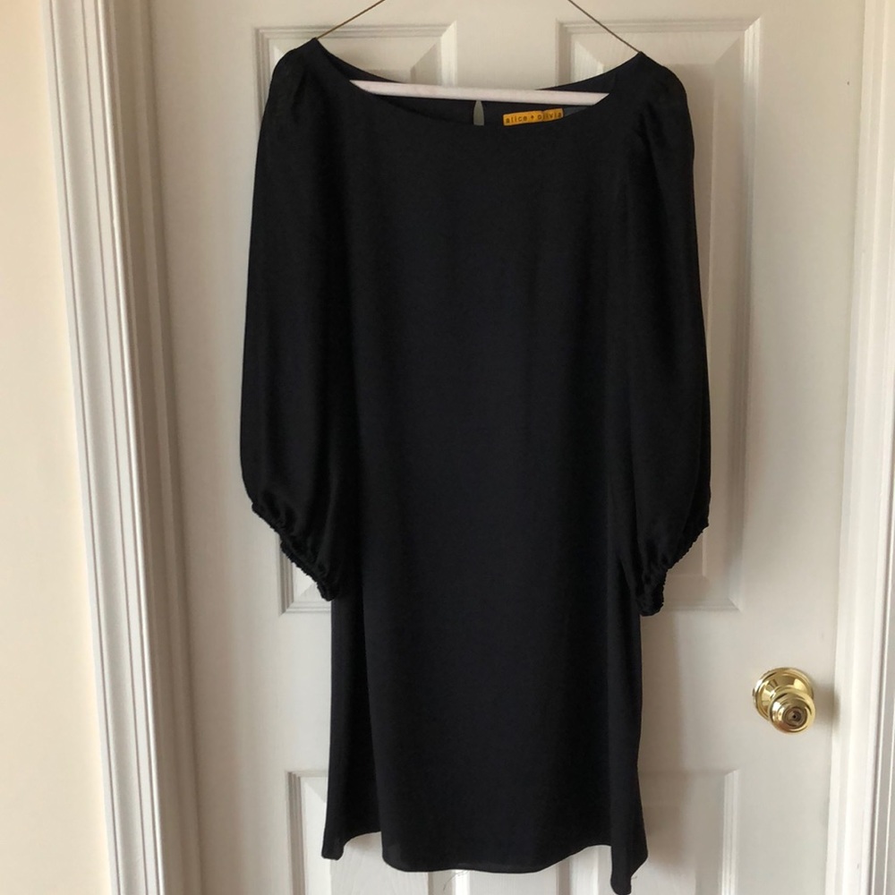 Alice and Olivia Black Dress